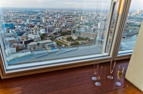 London, England: View from The Shard