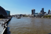 London, England: View from Tower Bridge