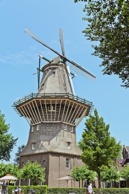 Amsterdam, The Netherlands: 16th Century Windmill
