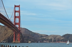 San Francisco: Standing near where Kim Novak jumped into the wat